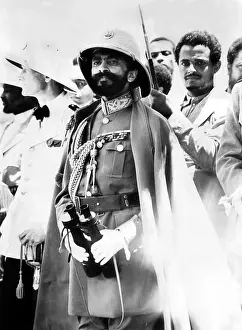 Modernized: Emperor Haile Selaissie, watching the modernized ?