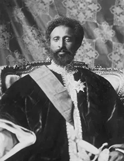 Selassie: emperor Haile Selassie, 1930