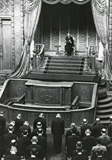Reverence: Emperor Hirohito addressing the Sixth Extraordinary