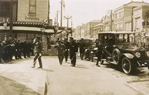 Hirohito: Emperor Hirohito on an official visit, Japan