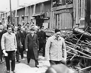 Showa: Emperor Hirohito, his royal party, and some American