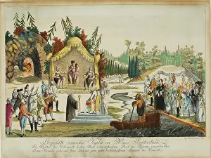 Minos: Emperor Leopold II. in front of Minos. 1792. Copper