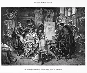 Easel: Emperor Maximillian I in Durer's studio