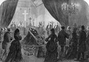 Chislehurst: The Emperor Napoleon lying in state