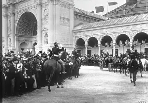 Viennas: The emperor at the opening of Kaiser-anniversary exhibit