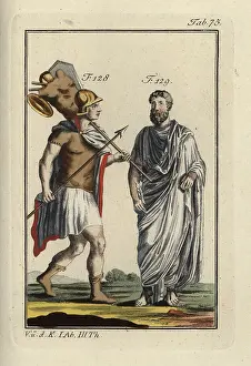 Romulus: Emperor Romulus Augustus in battledress with