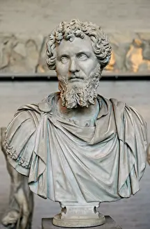 Magna: Emperor Septemus Severus (193-211 AD). Bust