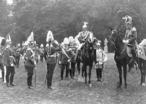 Uhlan: Emperor Wilhelm II during a parade, 1912