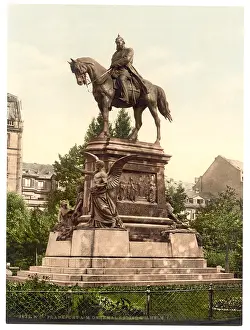 Frankfort: Emperor William's Monument, Frankfort on Main (i.e. Frankfur