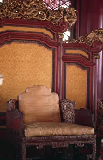 Intimidating: Emperor's Throne, Imperial Palace, Peking (Beijing), China