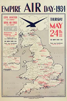 Aerodromes: Empire Air Day Poster