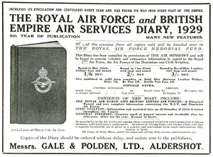 Polden: Empire Air Services Diary 1928 - Various Bindings