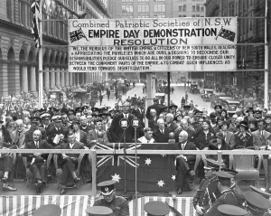 Vestment: Empire Day in Australia, 1932