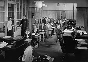Typists: Employees in the office, 1930s