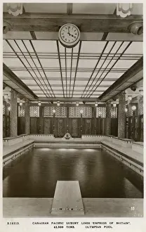 Empress of Britain liner - Olympian Swimming pool