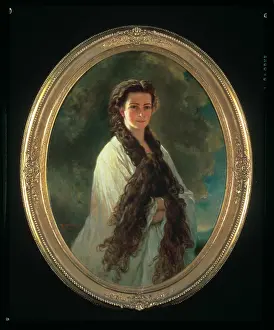 Winterhalter: Empress Elisabeth in morning light, after Winterhalter