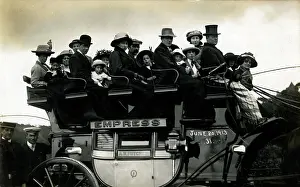 Holidaymakers: The Empress - Horse Drawn Carriage, Bournemouth, Dorset