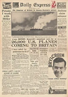 Pledges: Empress of India in flames and sinking