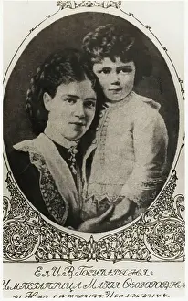 Wrttemberg: Empress Maria Feodorovna and her son