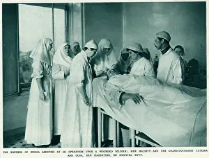 Czarina: Empress of Russia assisting at an operation 1915
