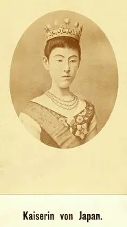 Mutsuhito: Empress Shoken, ca. 1880