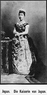 Mutsuhito: Empress Shoken, ca. 1880