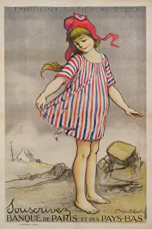 Banque: Emprunt National 1920. Souscrivez. Banque de Paris et des Pa