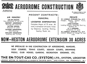 Syston: En-Tout-Cas Aerodrome Comstruction