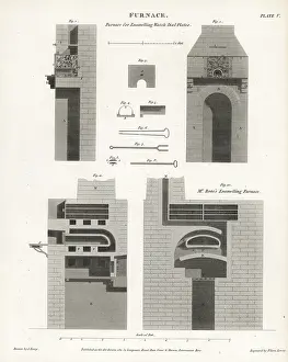 Enamelling: Enamelling furnaces, 18th century