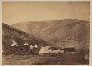 Balaklava: Encampment of the 71st Regiment at Balaclava commissariat ca
