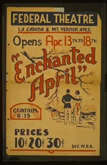 Enchanted: Enchanted April opens Apr. 13th to 18th, Federal Theatre, La