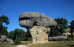 Mancha: (Enchanted City). Province of Cuenca. View of the rock forma