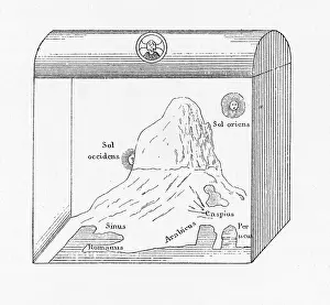 Contained: Enclosed planet earth as perceived by Cosmas