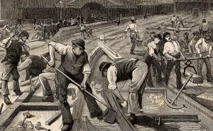 Lifted: The end of broad gauge, 1892. Work in progress