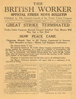 Terminated: End of the General Strike