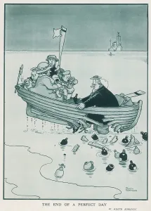 Spilled: The End Of A Perfect Day by William Heath Robinson