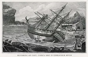 Mended: ENDEAVOUR BEING MENDED