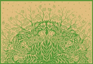 The Estate Of Molly Macarthur (mep): Endpapers by Molly McArthur for Mumbudget by Helen Simpson