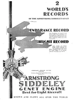 Genet: Endurance Record For Armstrong Siddeley Genet Aero Engine