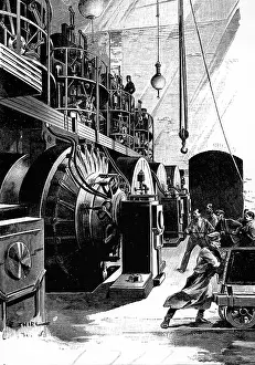 Industrialisation: energy, electricity, generation of current, dynamos
