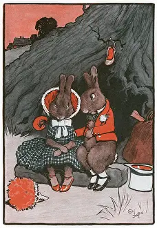 Newlywed: Enfin Seul (Alone at Last) by Cecil Aldin