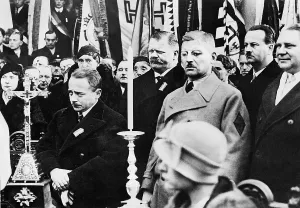 Engelbert: Engelbert Dollfuss and Kurt von Schuschnigg in Tulln, 1934