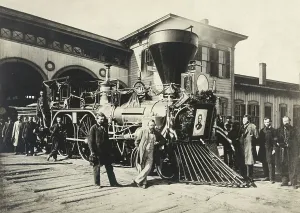 Springfield: Engine Nashville of the Lincoln funeral train