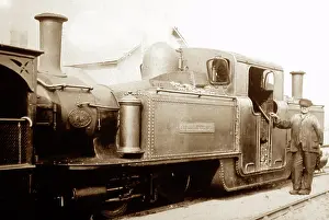 Ffestiniog: Engine No. 10 Merddyn Emrys, Ffestiniog Railway, Wales
