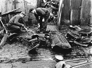 Latimer: Engine parts, Latimer Road, London