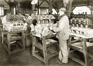 Valves: Engine production in Germany, 1906