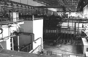 Generating: Engine room of 1st and 2nd power generating units