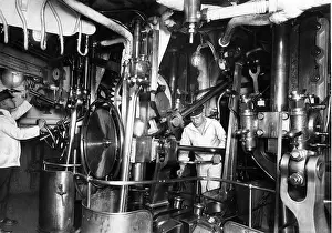 Seaman: Engine room of a German warship