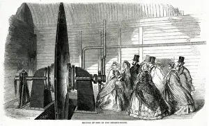 Setup: Engine Room, Pneumatic Letter and Parcel Conveyanc 1861