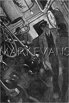 Conrads: ENGINE ROOM OF STEAMSHIP